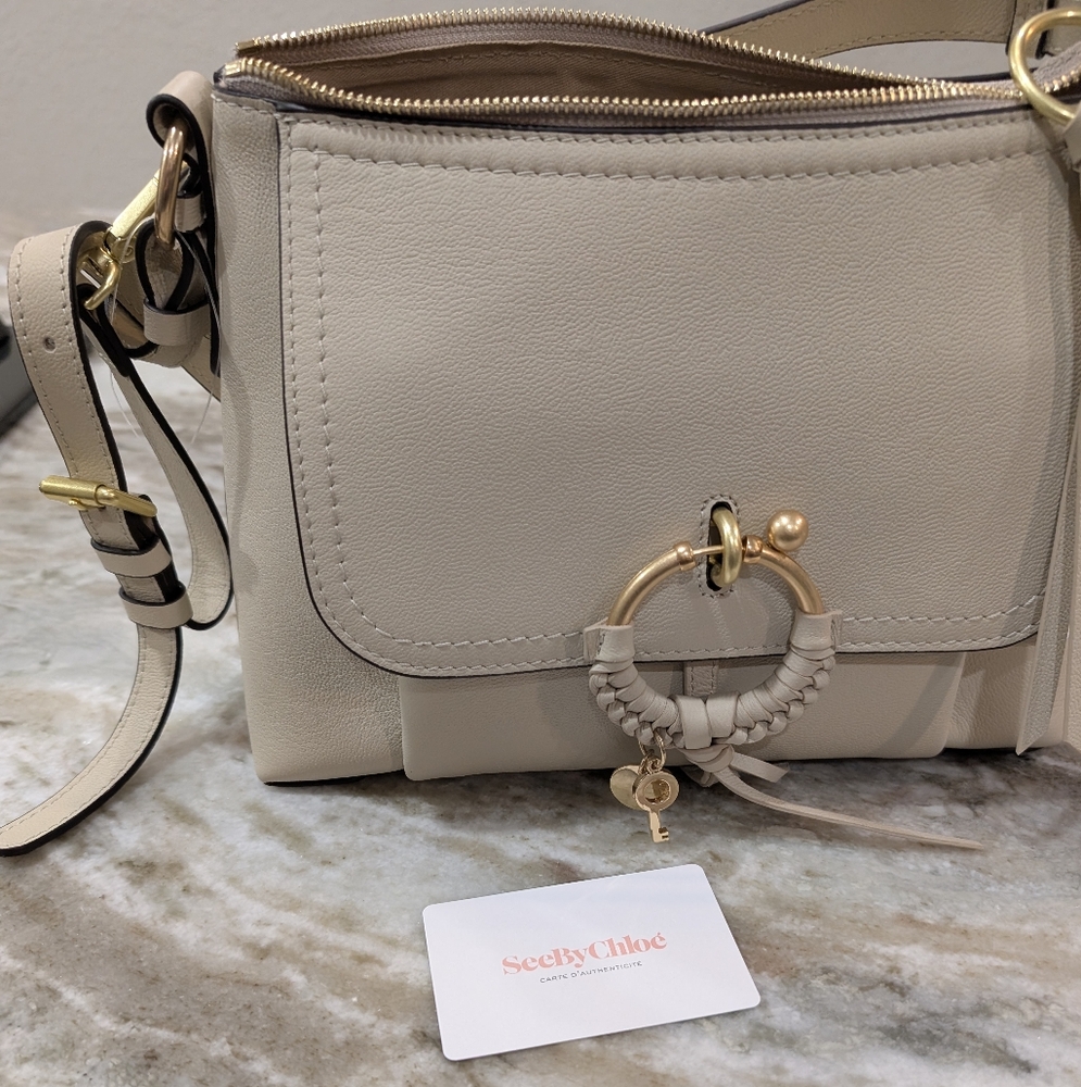 See By Chloe Cream Leather Bag - Picture 10 of 13